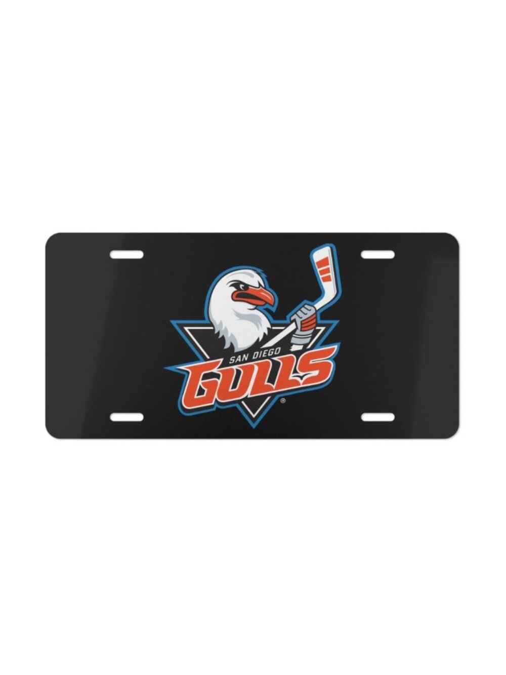 San Diego Gulls Logo Vanity License Plate Adventure Edition Car Tag USA